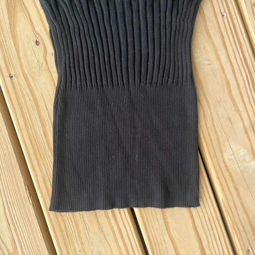 ** Salvatore Ferragamo cashmere cotton black sweater Medium - Picture 2 of 9